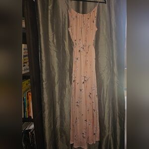 Abercrombie & Fitch Blush Floral Maxi Dress